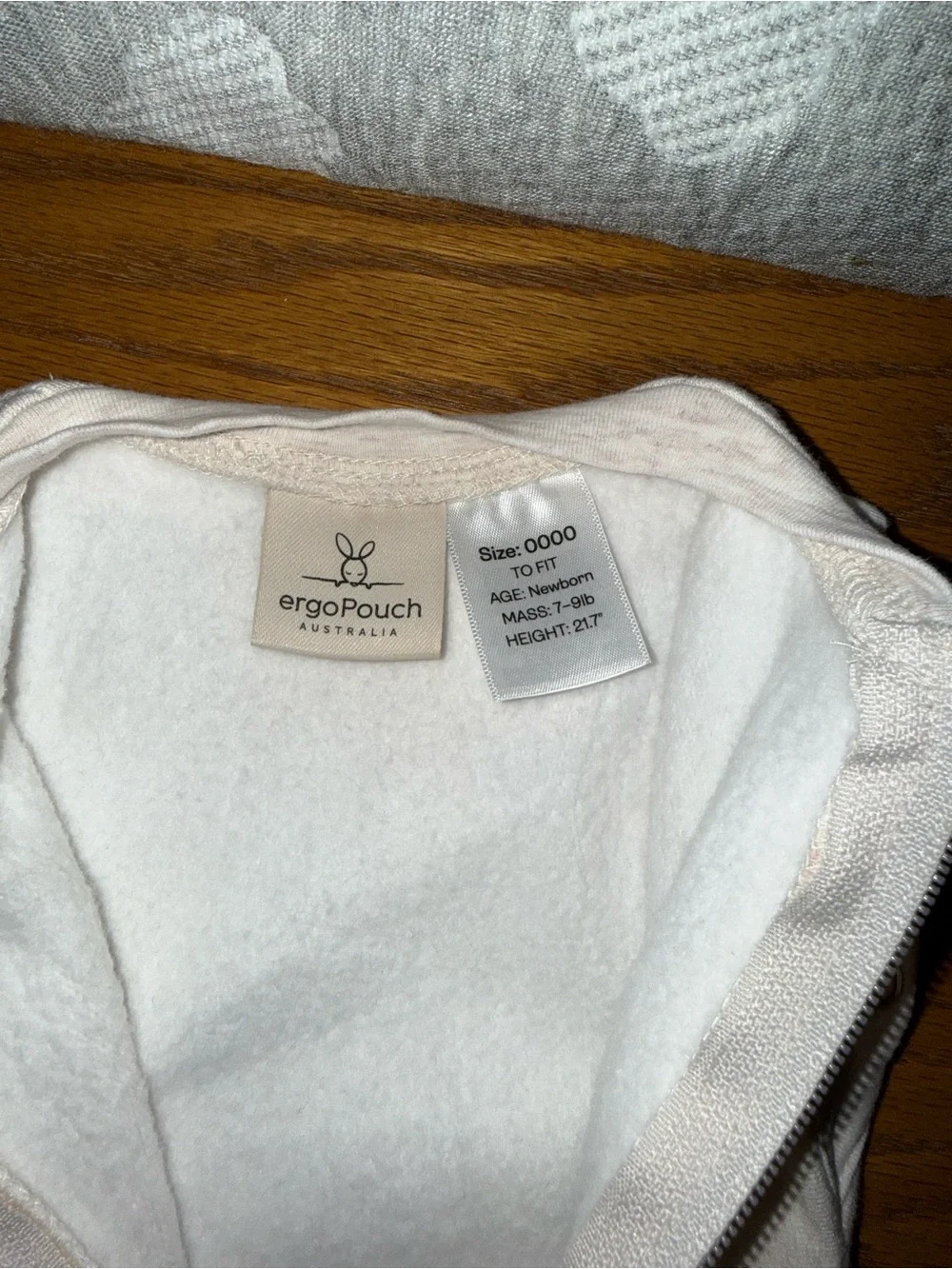 Sleepsack Zippered Baby Sleep Bag in Heathered Tan - TOG 1.0 Newborn